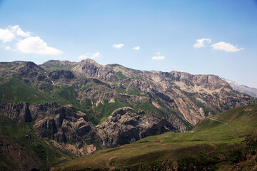 Fototapeta premium view of mountains in iran, albors, alburz, elburs