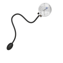 stethoscope isolated on white
