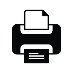 printer icon vector stock