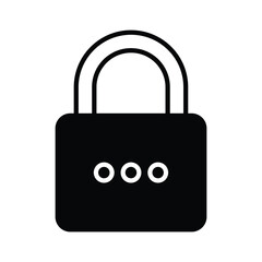 secure icon vector stock