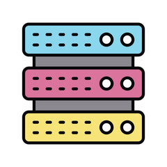 server icon vector stock