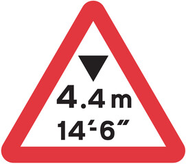 Low bridge signs R2023018 – Road traffic sign images for reproduction - Official Edition