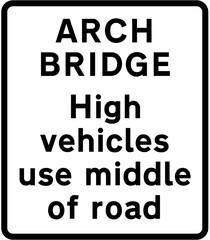 Low bridge signs R2023017 – Road traffic sign images for reproduction - Official Edition
