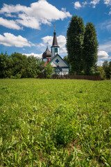Orthodox church of the Assumption of the Holy Mother of God in Wojnowo, Warminsko-Mazurskie, Poland - 578685166