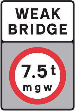 Low bridge signs R2023013 – Road traffic sign images for reproduction - Official Edition
