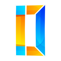 colorful letter o gradient logo design