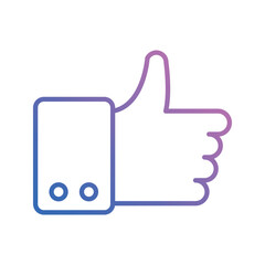 like icon vector stock