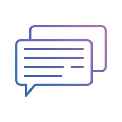 messaging icon vector stock