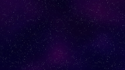 Night starry sky, dark blue space background with stars. Starry night in the countryside