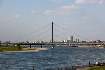 View to bridge and river