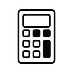 calculator icon vector stock