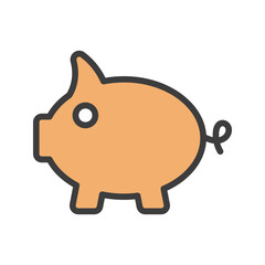 saving icon vector stock