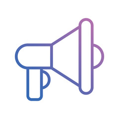 bullhorn icon vector stock