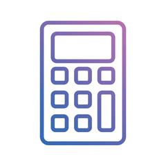 calculator icon vector stock