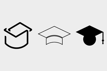 education logo icon design, vector illustration