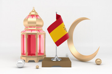 Ramadan Spain With Crescent