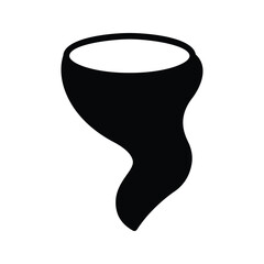 hurricane icon vector stock.
