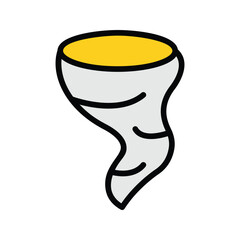 hurricane icon vector stock.
