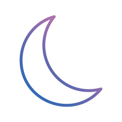 Obraz na płótnie Canvas moon icon vector stock.