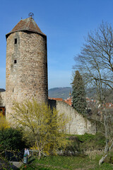 Der Blaue Turm im Weinheimer Schlossgarten