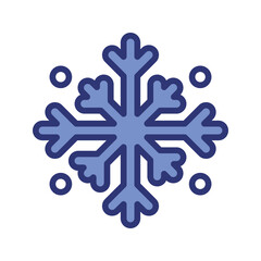 snowflake icon vector stock.