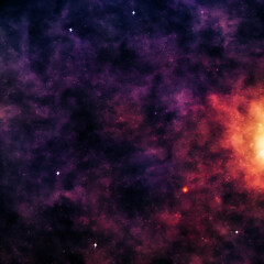 Naklejka premium Supernova in the space [IA Generativa]