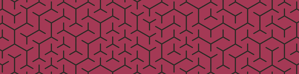  Hexagonal Maze pattern abstract illustration