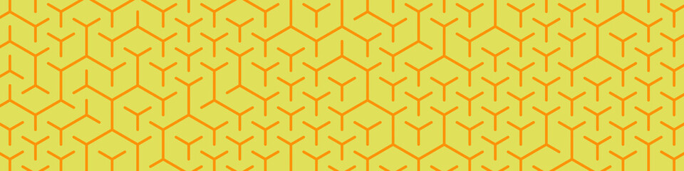  Hexagonal Maze pattern abstract illustration