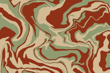 マーブル模様のイラスト素材