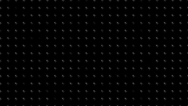 Animated background grid composed of twinkling elements.