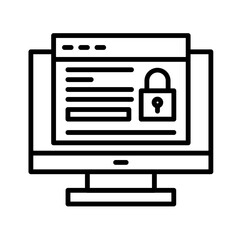 Website Security Icon Design