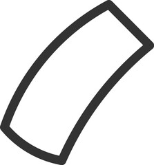 Decor holiday in line art design element