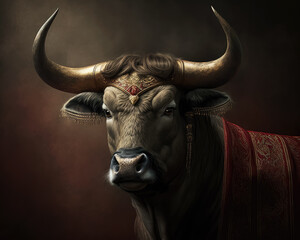 Naklejka premium El Toro. Generative AI.