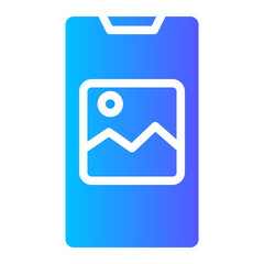 gallery gradient icon