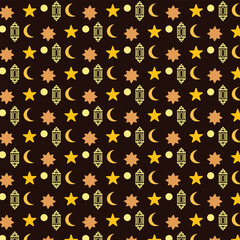 Islamic Ramadan month Seamless Pattern