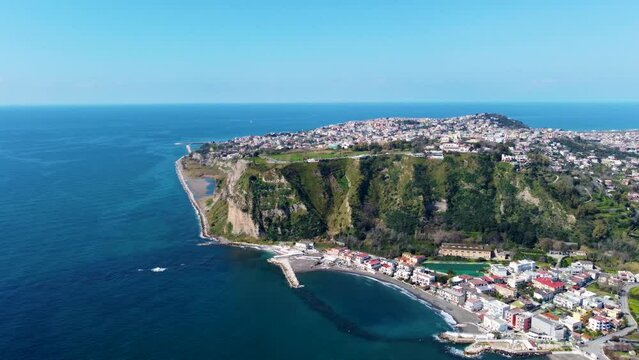 Amazing view on Bacoli city