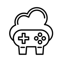 Cloud Game Icon Design