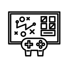 Game Strategy Icon Design