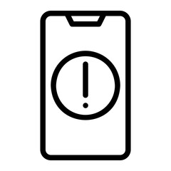 alert line icon