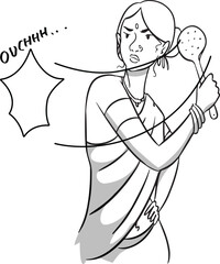 Women's Day design. Illustration of Women’s. Greeting card. Vector illustration. Women's empowerment