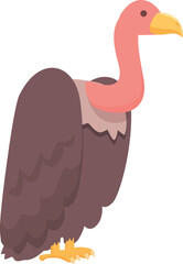 Stay griffon icon cartoon vector. Nature animal. Tree predator