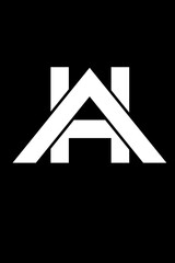 AH letter logo