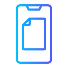 notes gradient icon