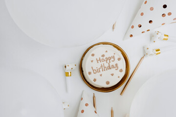 Fototapeta Birthday cake with sign 