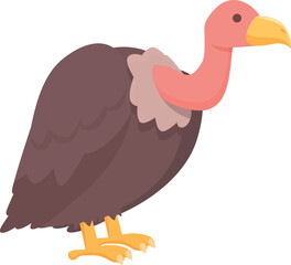 Griffon icon cartoon vector. Nature animal. Africa tree