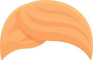 Bedouin turban icon cartoon vector. Camp desert. Arab style