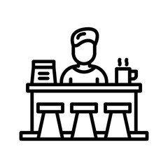 Bar Counter Icon Design