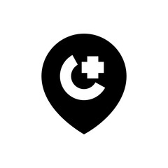 Obraz premium mosque glyph icon