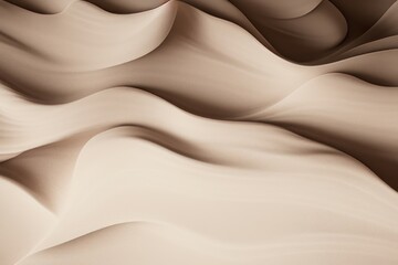 Beige abstract background with fractals, generative ai