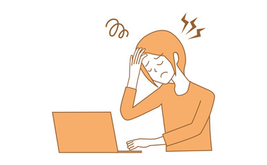 頭痛　女性　リモートワーク　社会人　不調